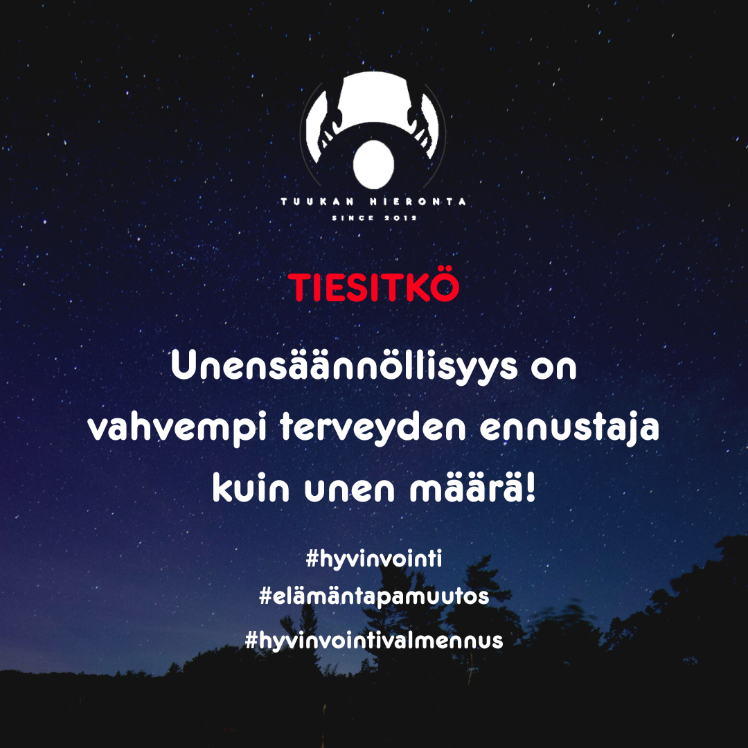 Unen merkitys palautumisessa ja lihaskasvussa - Terveys ja hyvinvointi - Tuukan hieronta Joensuu